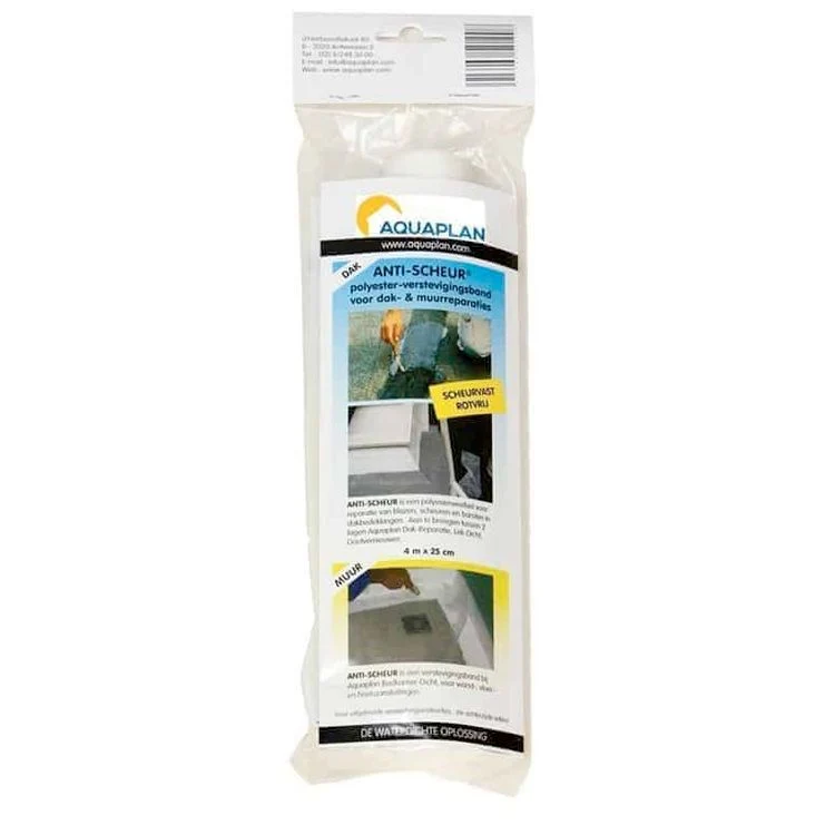 Aquaplan verstevigingsband Anti-Scheur polyester 25cmx4m