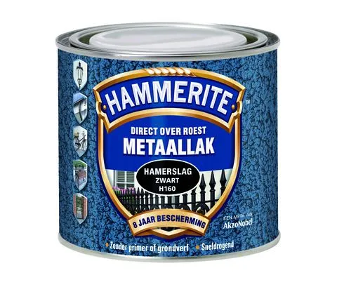 Hammerite metaallak hamerslag H138 donkergroen 250ml