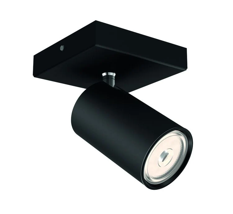 Philips myLiving LED Kosipo 1-lichts plafondlamp dimbaar zwart
