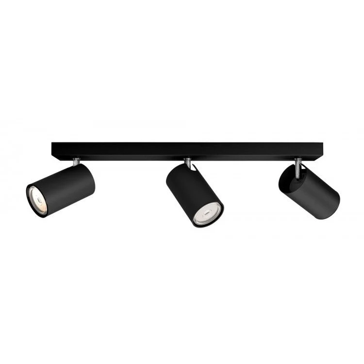 Philips myLiving LED Kosipo 3-lichts plafondlamp dimbaar zwart