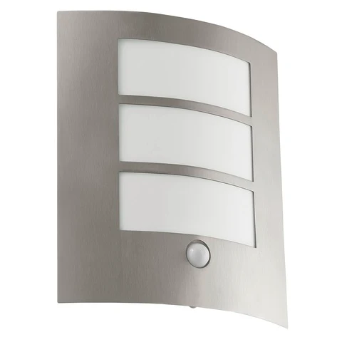 Eglo City LED buiten wandlamp RVS
