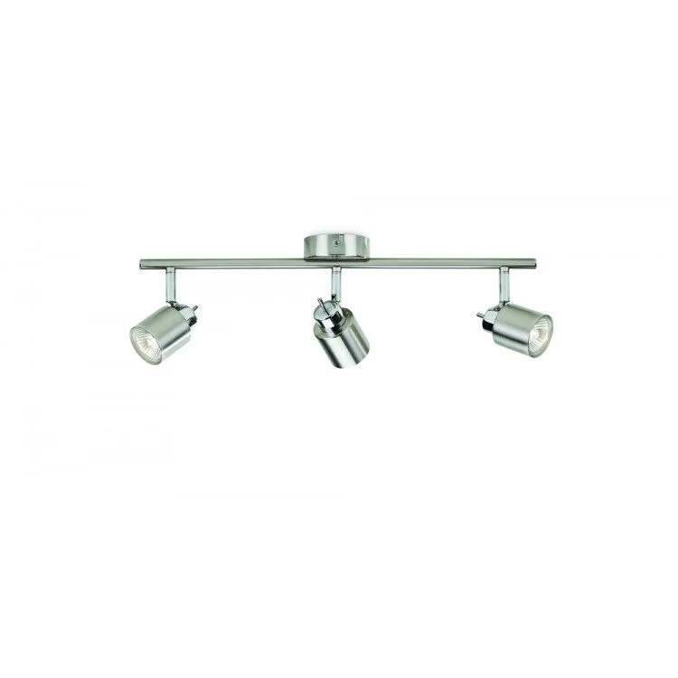 Philips Essentials LED Meranti 3-lichts plafondlamp kantelbaar nikkel