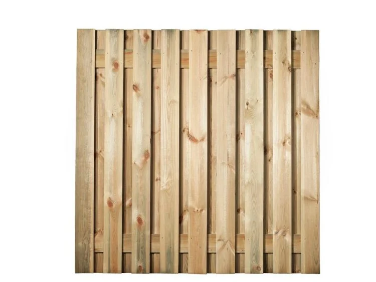 Schutting Reims recht naaldhout 180x180cm