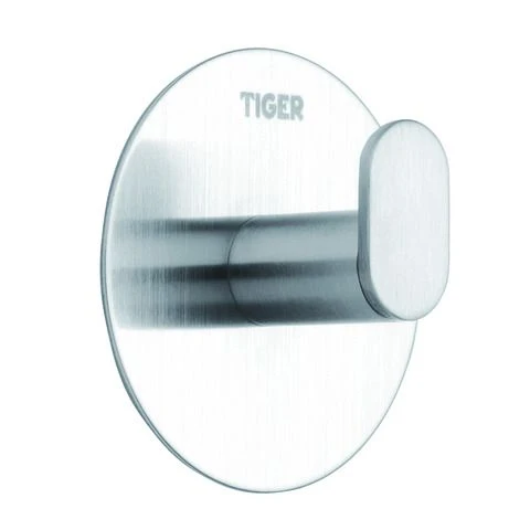 Tiger Hooks Pull haak RVS geborsteld enkel rond