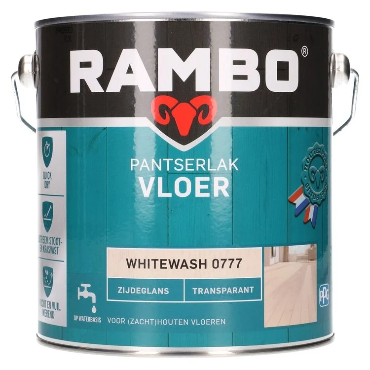 Rambo Pantserlak zijdeglans vloer 777 2,5l