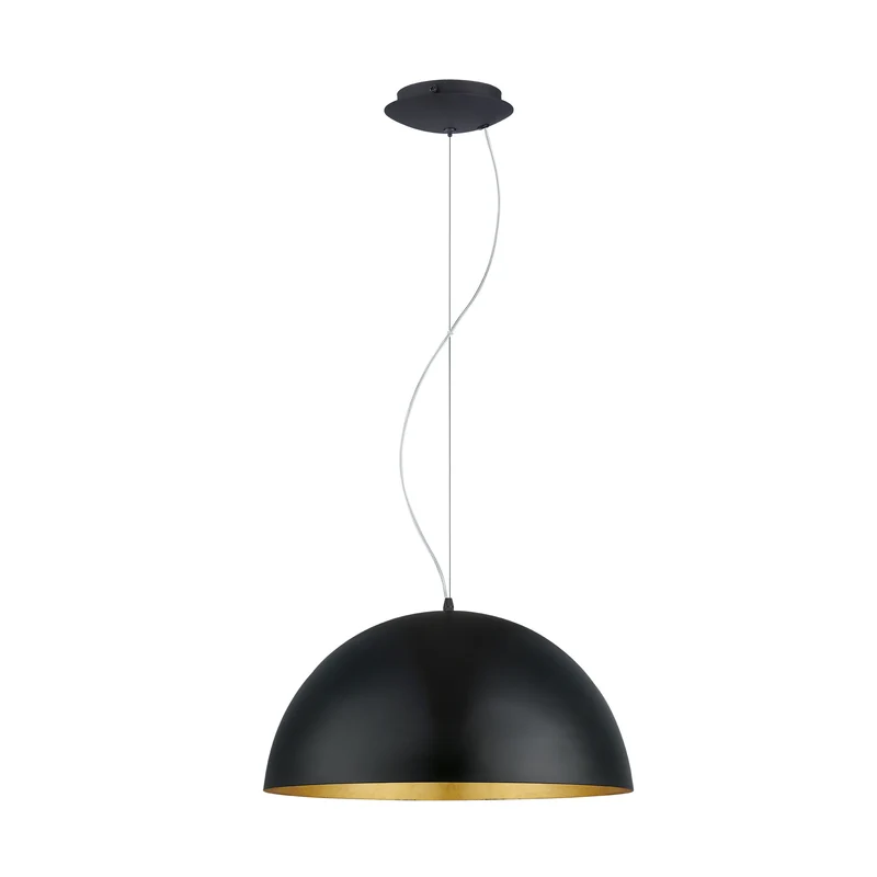 Eglo hanglamp Gaetano Ø53cm zwart/goud