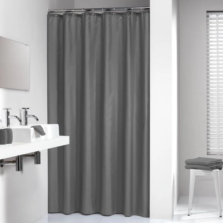 Sealskin douchegordijn Madeira effen grijs 180x200cm