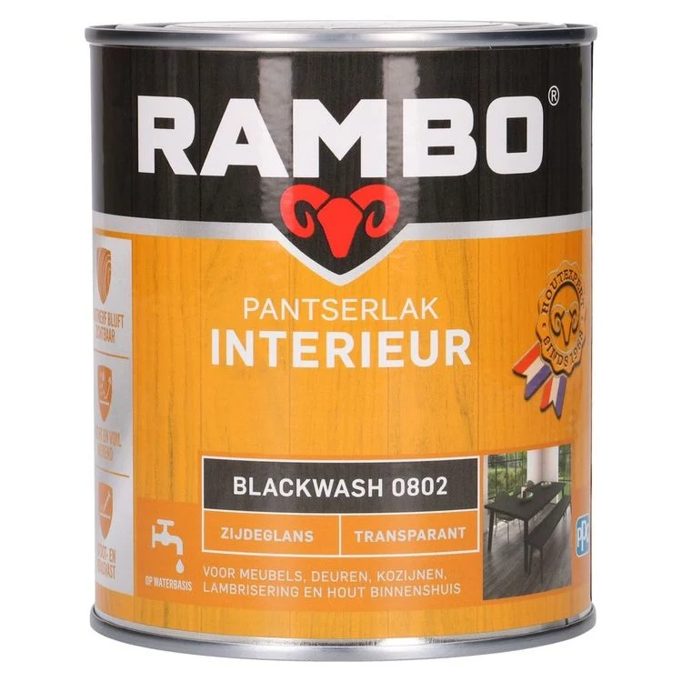 Rambo Pantserlak zijdeglans interieur 802 750ml