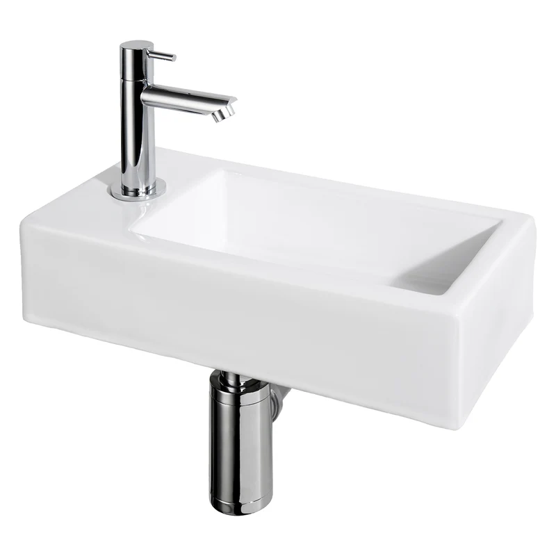 Differnz fonteinset Helios links wit 37,5x18,5x9,5cm