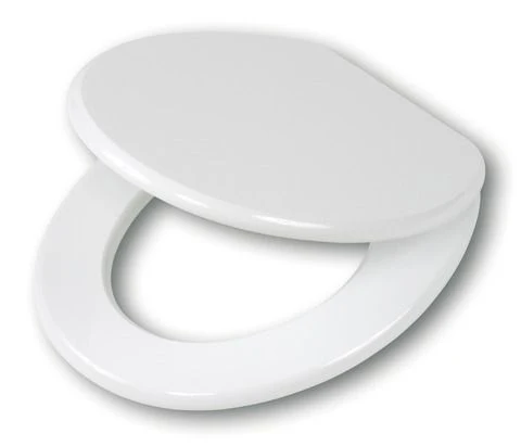 Tiger Mississippi WC-bril rvs, hout wit met softclose