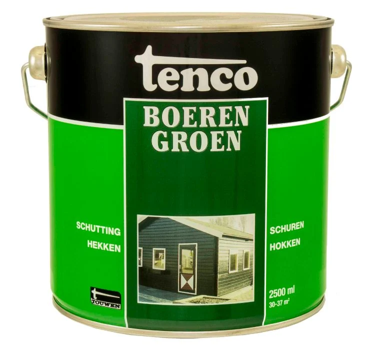 Tenco beits mat boeren groen 2,5L