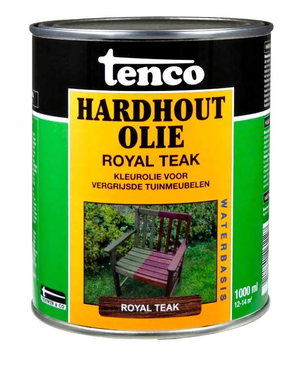 Tenco Royal Teak hardhoutolie blank 1L