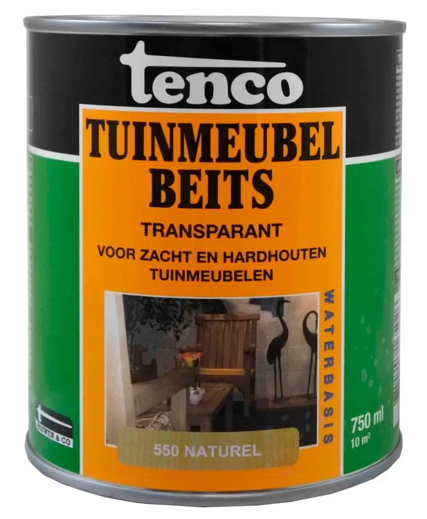Tenco Tuinmeubelbeits zijdeglans naturel 750 ml