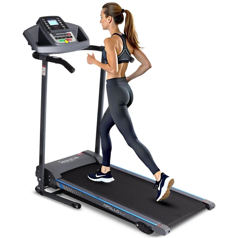 Loopband – Inklapbare Treadmill – Fitnessapparaat – Hardloopband – Wandelband – Zwart – Compact Ontwerp – Bluetooth Connectiviteit