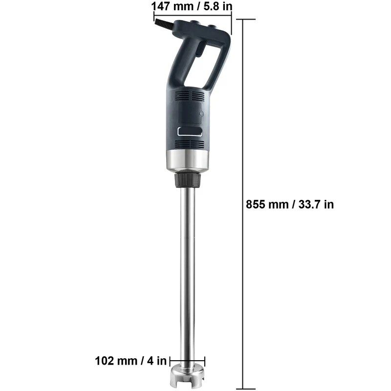 Staafmixer - Staafmixer set - Krachtige Staafmixer - 500W - 20 inch RVS Staaf - Voor Soep, Babyvoeding & Meer - Mixer - Handmixer