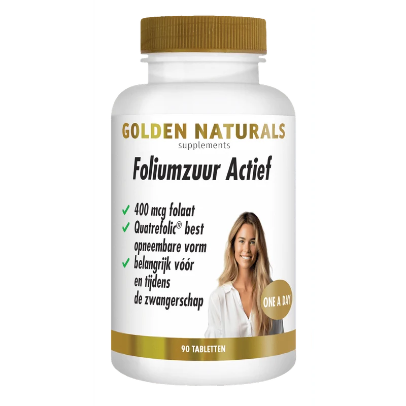 Golden Naturals Foliumzuur actief