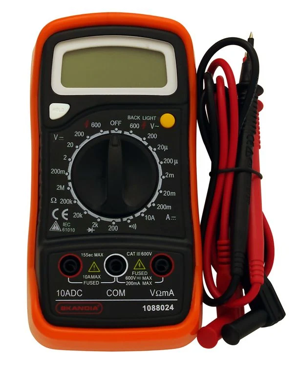 Skandia multimeter digitaal compact 600V 10A