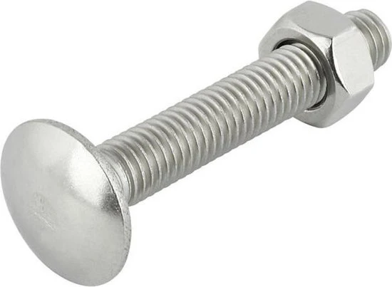 Deltafix slotbout RVS M6x40mm