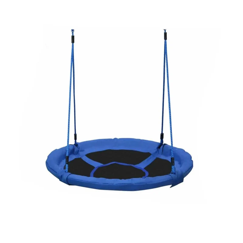 Nestschommel - voor Kinderen - Nestschommel Buitenspeelgoed - Ø 100 cm - Verstelbare Hoogte - 180 cm - Weerbestendig - Voor Tuin - Speelplaats - en Camping - Ruime Zitting