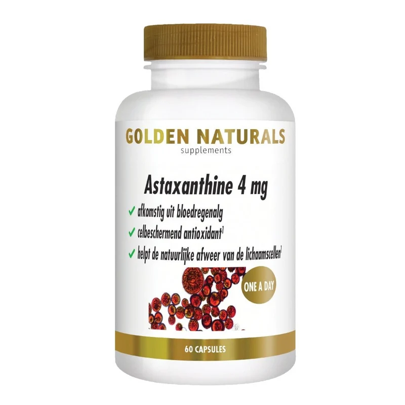 Golden Naturals Astaxanthine 4 mg (60 softgel capsules)