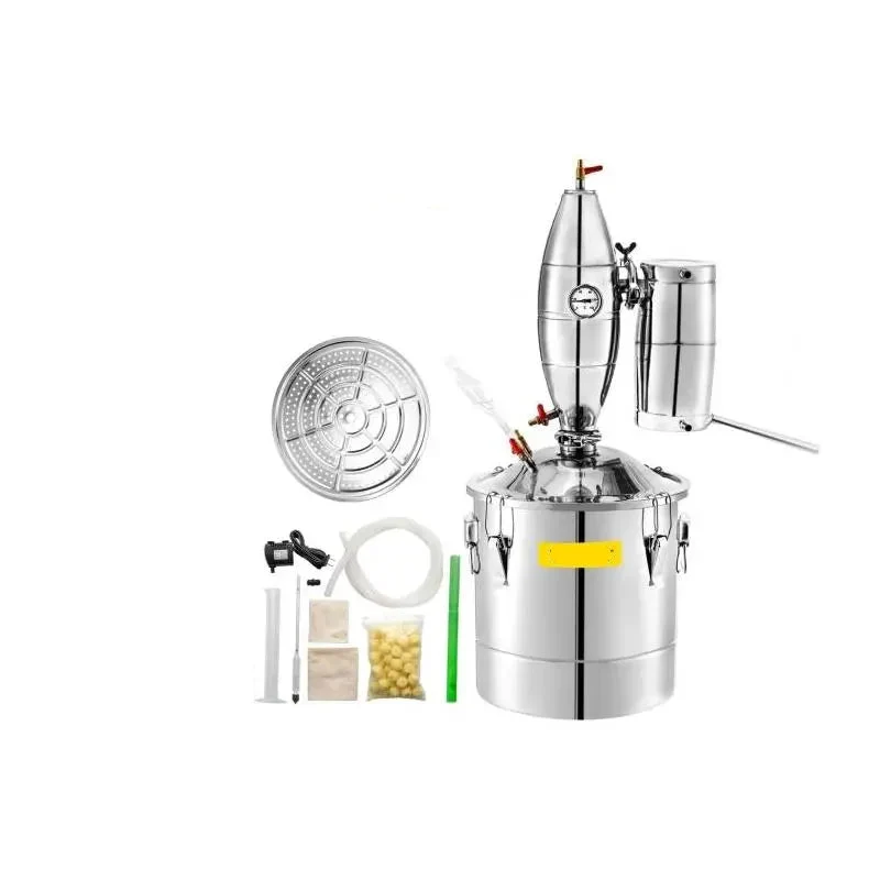 Alcohol Distilleerapparaat - Destilleerapparaat Etherische Olie - Destilleerketel - 70L - Voor Alcohol, Bier & Moonshine
