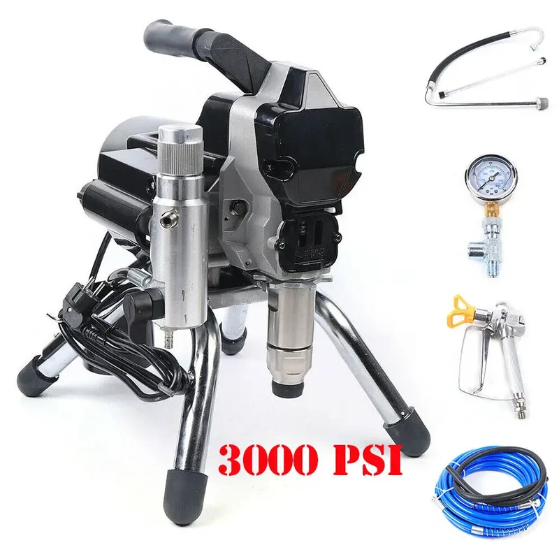 Airless Verfspuit - Elektrische Verfspuit - 2200W Hoge Druk - 3000PSI Verfmachine - voor Muren - Hout en Metaal - Verfspuit Systeem