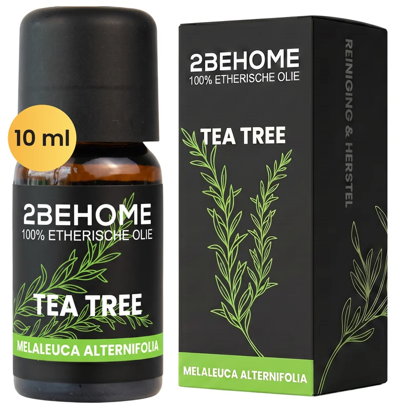 2BEHOME Etherische Olie Tea Tree - 10 ML - 1 Stuk - Essentiële olie voor Aromatherapie