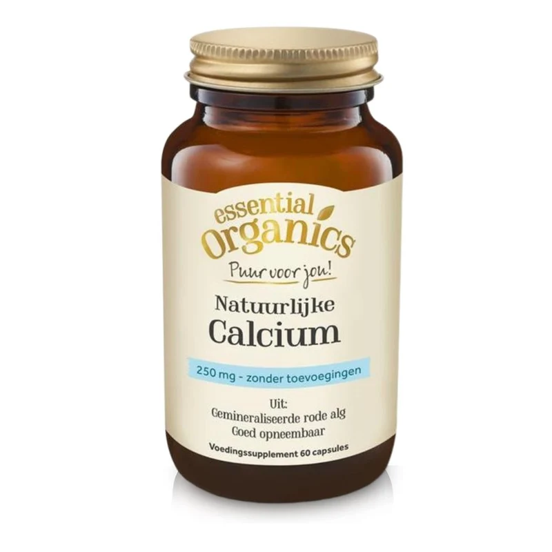 Essential organics natuurlijke calcium 250 mg