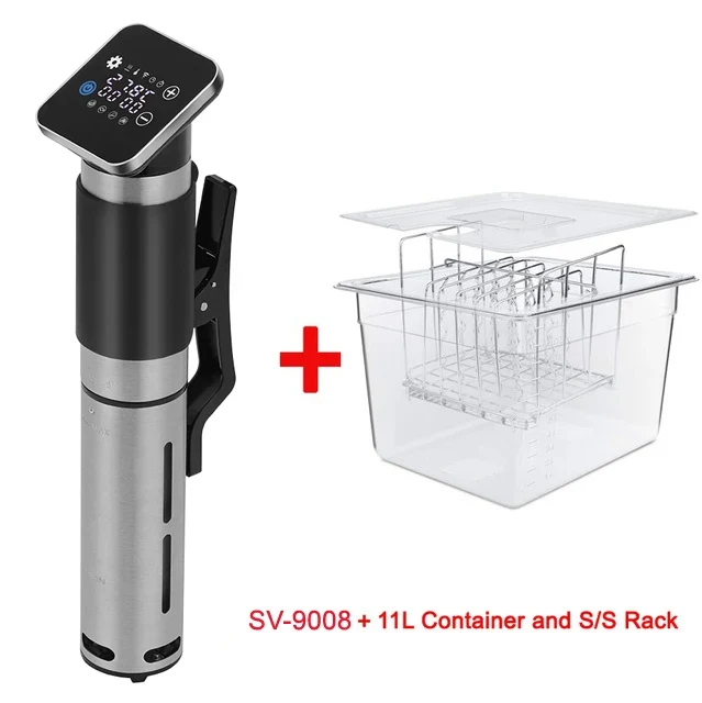 Sous Vide – Sous Vide Stick – Sous-vide kokers - Slowcookers - 5e Generatie RVS – IPX7 Waterdicht – 1100W – Smart APP Bediening – Precise Temperatuurregeling - 9008 N CTR