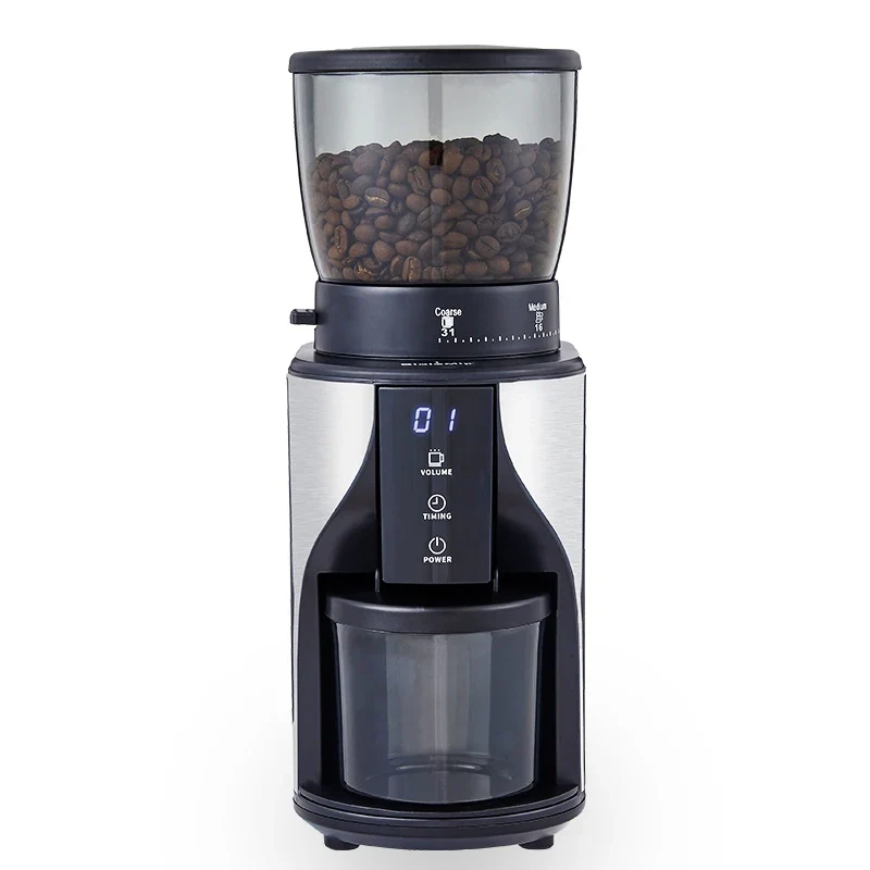 Koffiemolen – Koffiemolen Electrisch - Automatische Koffiemolen – 31 Maalinstellingen – 300W - with Timerfunctie – Espressomolen – Precisie Koffiemolen