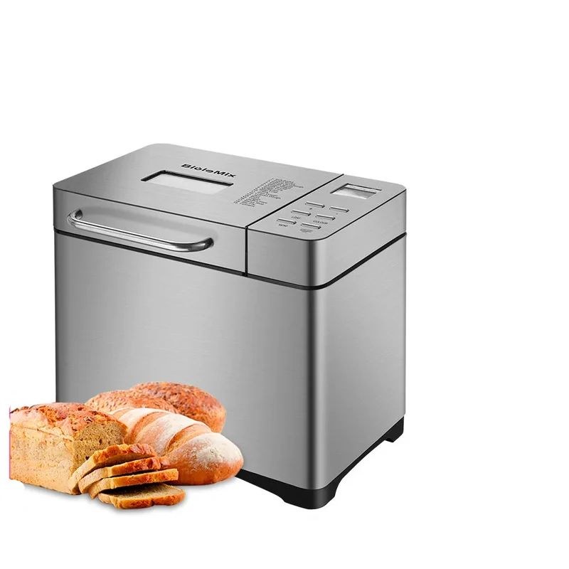 Broodsnijmachine - Broodbakmachine - Broodbakmachine - Automatische Broodbakmachine - 19-in-1 - 650W - 1KG - Inclusief Fruit & Notendispenser
