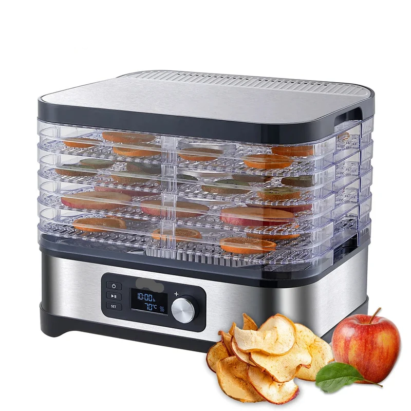 Voedseldroger – Dehydrator - Droogoven - Droogoven Voedseldroger - 5 Lades – Met Digitale Timer & Temperatuurregeling – BPA-vrij