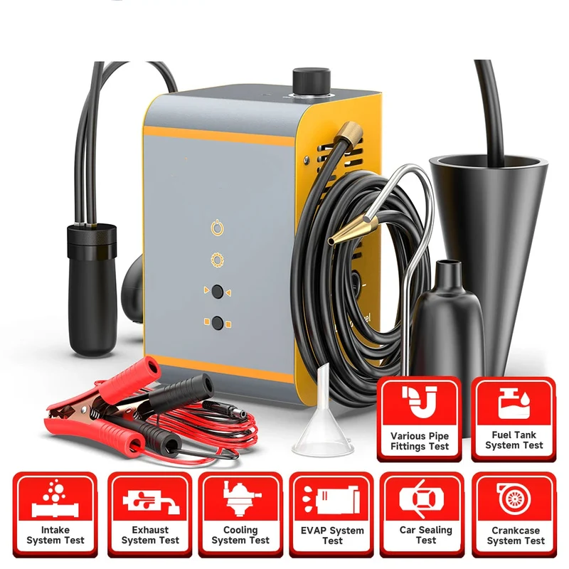 Auto Rooklek Tester - Auto Rooklekkage - 12V - EVAP, Vacuüm & Brandstofleiding Diagnose, Detecteert Olielekkage