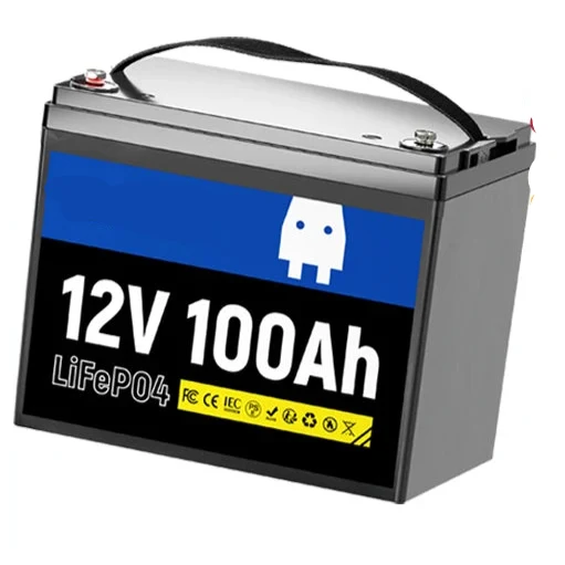 Batterij - Solar batterijen - Powerstation - Zonne opslag - Lithium IJzer Fosfaat Batterij - Opslag - 12V - 100AH - LiFePO4 Batterij met Ingebouwde BMS voor RV, Campers, Golfkarren en Zonne-opslag