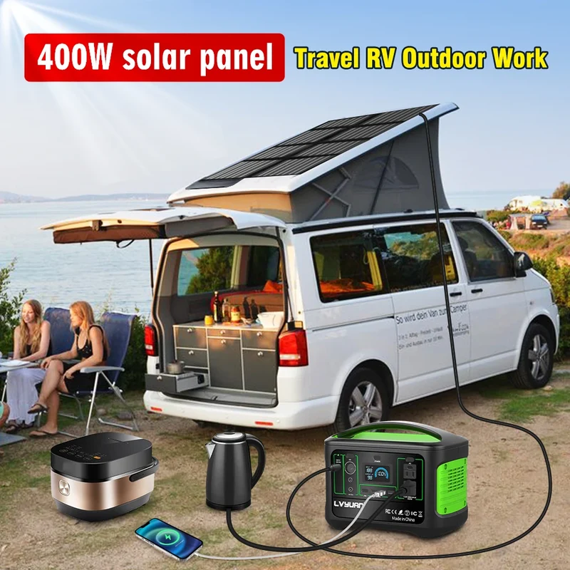 Zonnepaneel - Opvouwbaar Zonnepaneel - Sun Power - Zonnecellen Oplaadbatterij - 120W - Draagbare Zonneoplader - Waterdicht - voor Camping, RV, Tuin en Dak