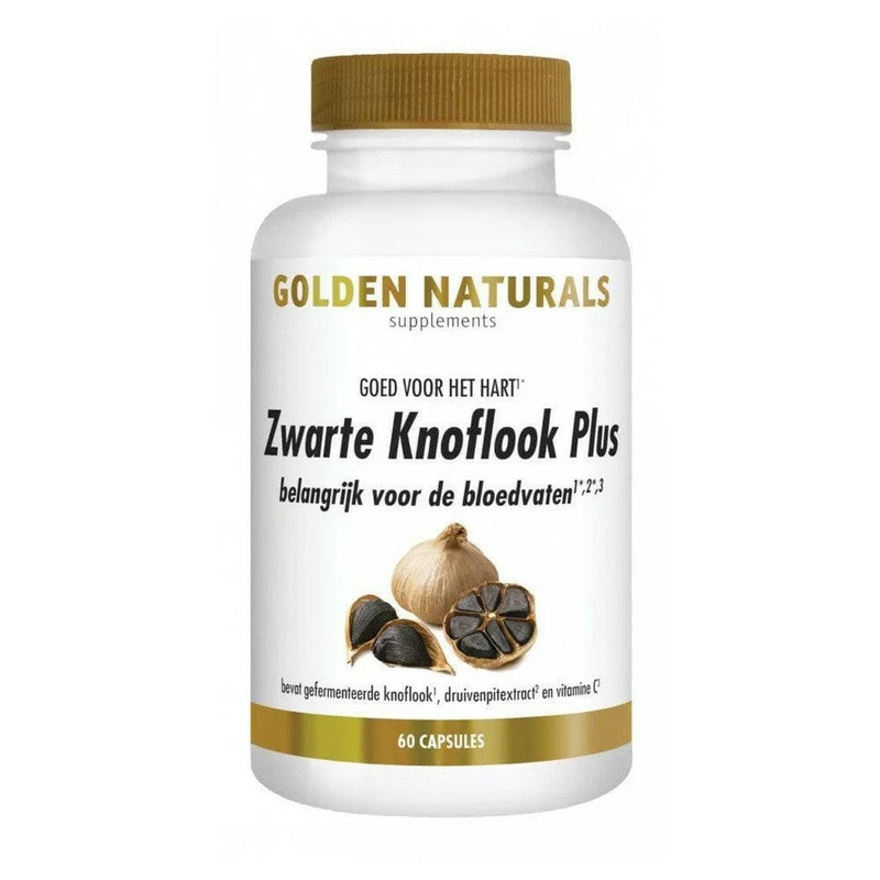 Golden Naturals Zwarte Knoflook Plus (60 capsules)
