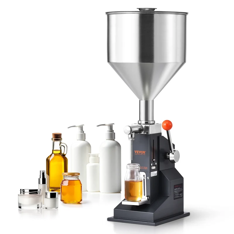 Vloeistof Vulmachine - Oliepomp - Vloeistofpomp - Handmatige Vloeistof- en Pasta Vulmachine - 5-100ML - Instelbaar & Efficiënt