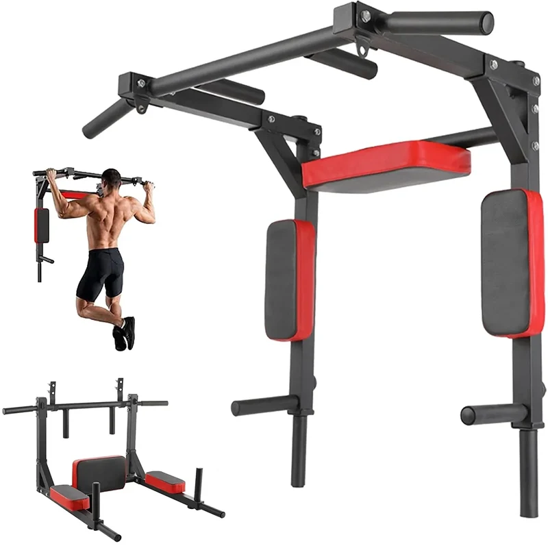 Optrekstang - Pull up bar - Pull up station - Pull up Tower - 300kg - Stevige Wandgemonteerde Optrekstang – Ideaal voor Thuisfitness en Krachttraining