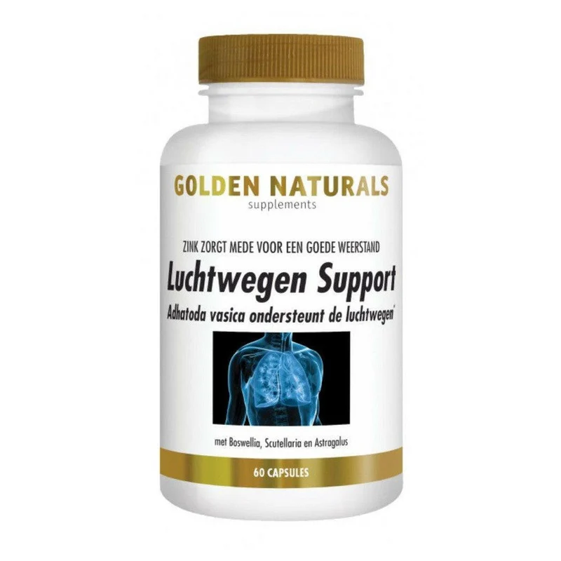 Golden Naturals Luchtwegen Support (60 vega capsules)