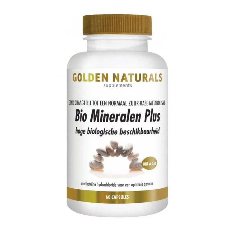 Golden Naturals Bio Mineralen Plus (60 vega capsules)