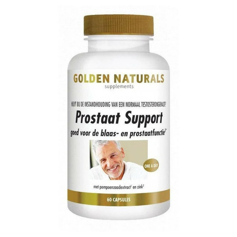 Golden Naturals Prostaat Support (60 of 180 vega capsules)