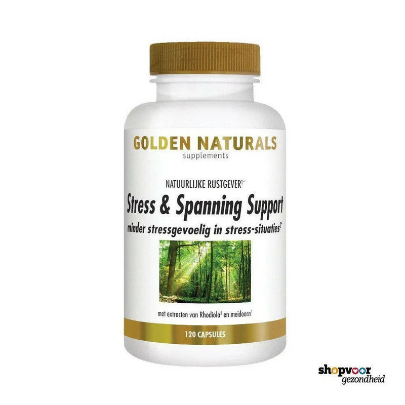 Golden Naturals Stress & Spanning Support (120 capsules)