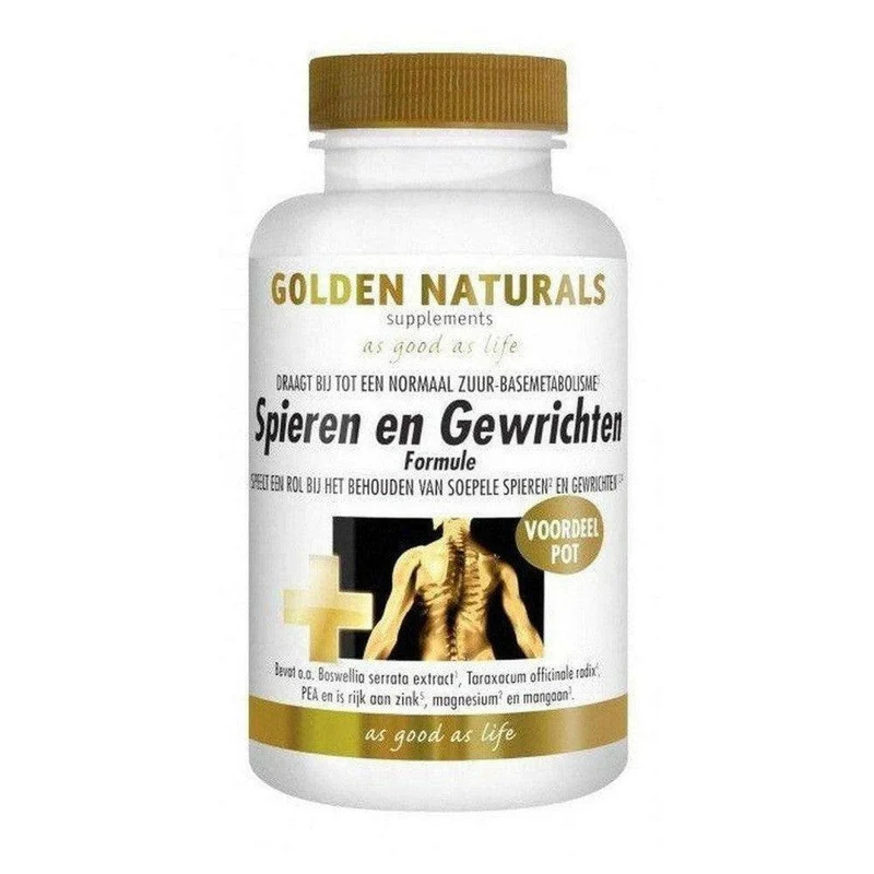 Golden Naturals Spieren en Gewrichten (180 capsules)