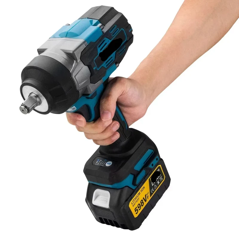 Slagmoersleutel - met Accu - Slagschroevendraaier - 2800Nm Draadloze - Elektrische Schroevendraaier - Boormachine - 18V - 1/2 Inch - 1 Batterij