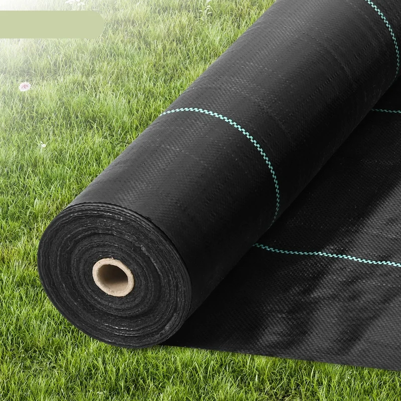 Onkruiddoek - Gronddoek - Worteldoek - Geotextiel - Tuinvlies - 6x300ft -Onkruidwerend Tuintextiel - Professioneel Woven Gronddoek voor Tuin en Landscaping – Zwaar, Waterdoorlatend en UV-bestendig – Voor Grote Projecten en Opritten