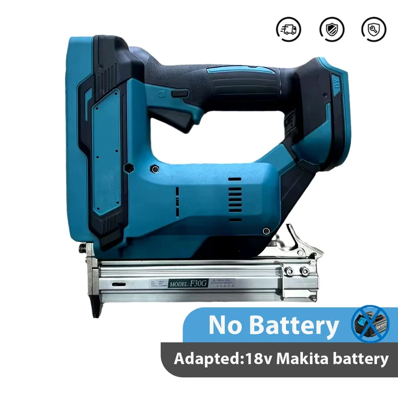 Tacker - Spijkerpistool - Elektrische - Brushless Motor - 18V Accu - Ergonomische Handgreep - Nagelmachine - voor Houtbewerking - Zonder Accu