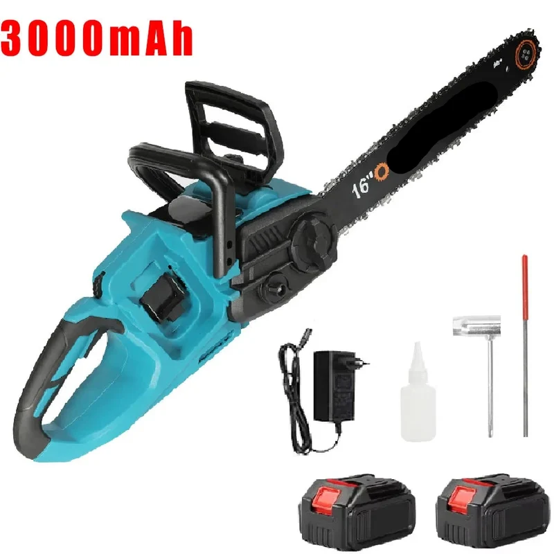Kettingzaag - Snoeizaag - Takkenzaag - Handzaag - Draadloze - 16 Inch - 3500W - 18V - Brushless - Boom- en Houtzagen - Tuin - 2 Accu