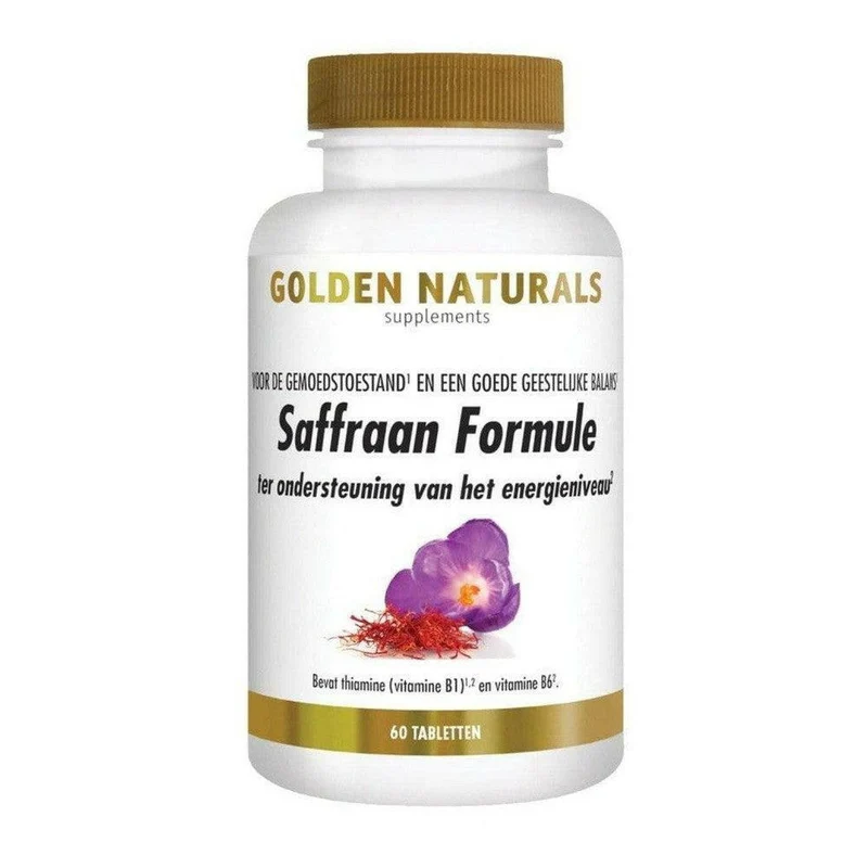Golden Naturals Saffraan Formule (60 capsules)