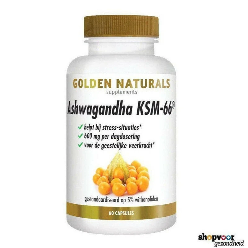 Golden Naturals Ashwagandha KSM-66 (60 7 120 capsules)