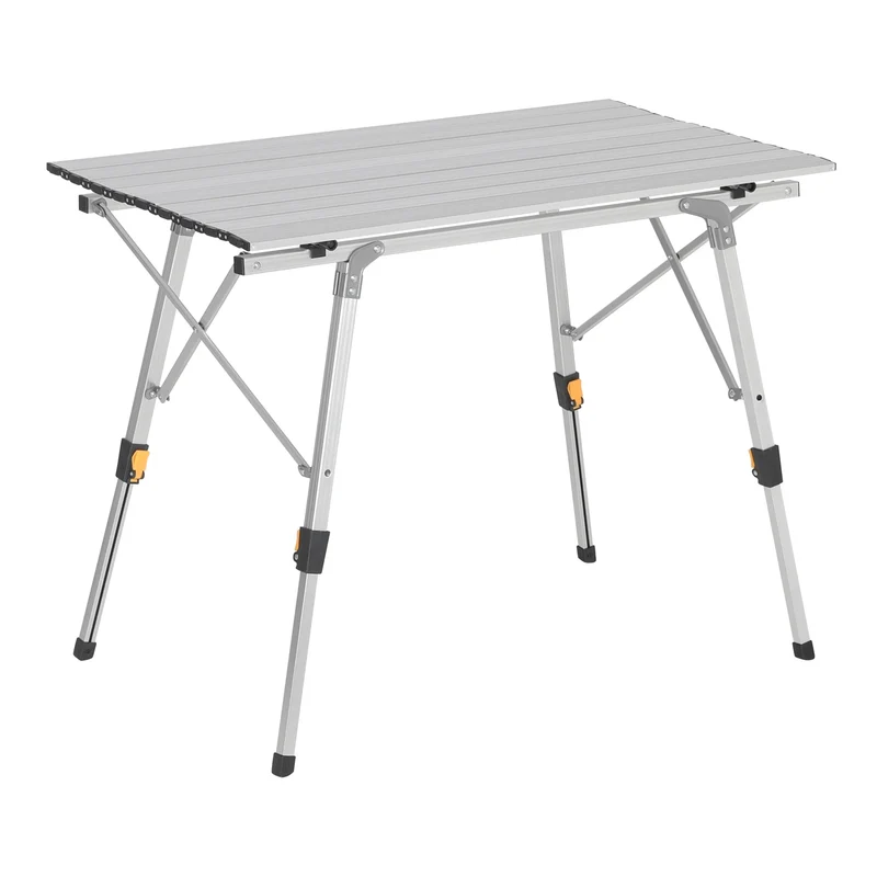 Klaptafel - Camping - Tuint - Feest - Picknick - Opvouwbare - Inklapbare - Draagbaar - Bureau -Lichtgewicht Aluminium - Belastbaar tot 30 KG - Zilver